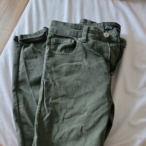 Zara Forest Green Trousers